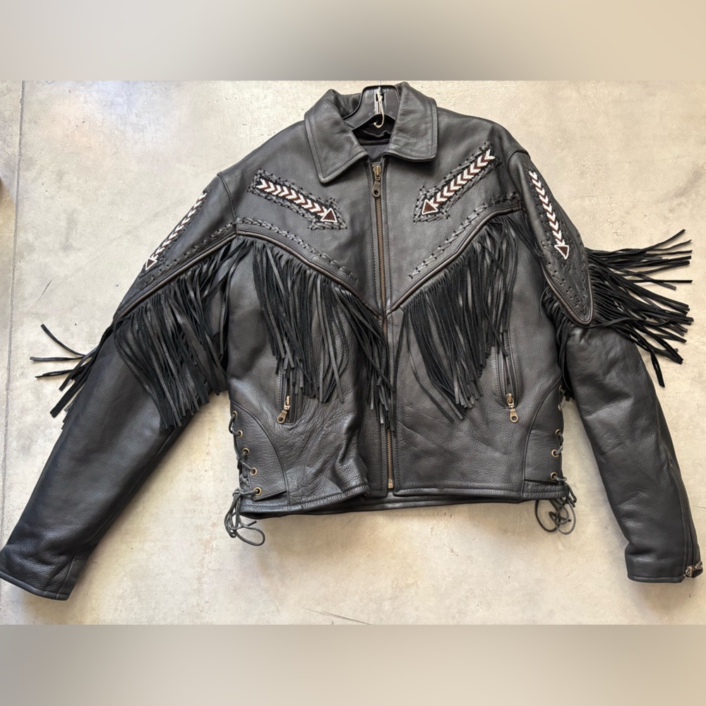 American Top Leather Motorcycle Jacket